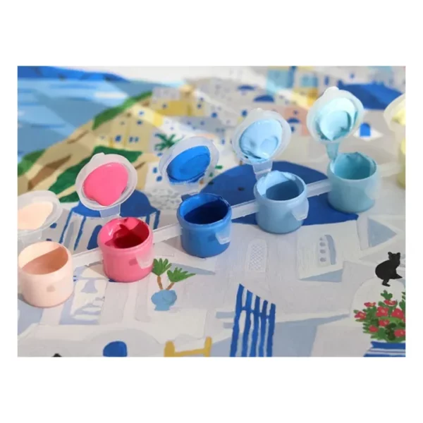 Coffret peinture au numéro - Santorini – Image 4