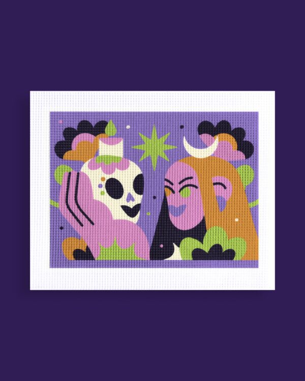 Canevas fatal Sugar Skull