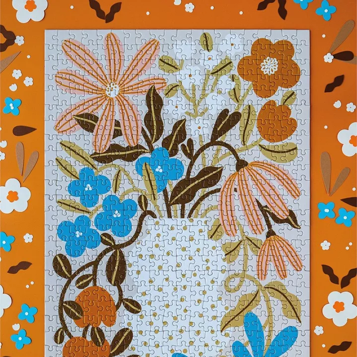 Puzzle 500 pièces Myosotis et Capucine – Image 4