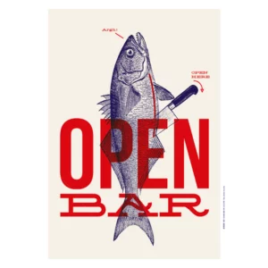 Affiche Open Bar A3