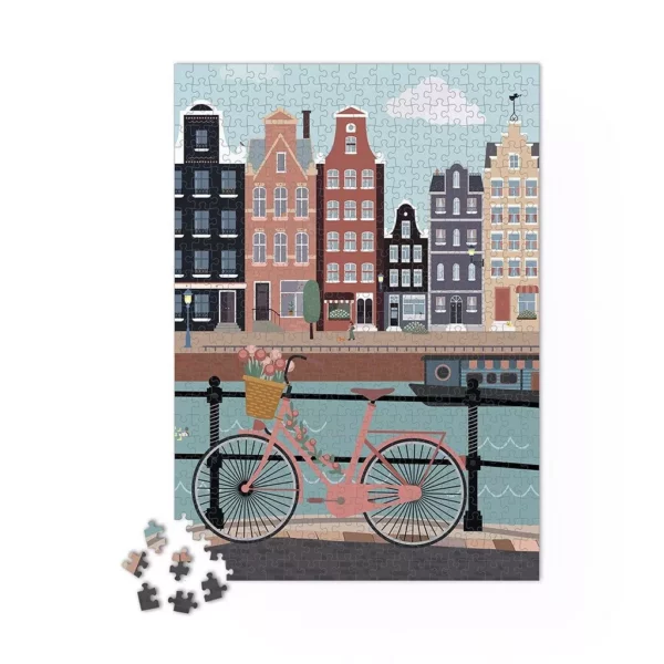 Puzzle 1000 pièces Pédalons au fil de l'eau – Image 2