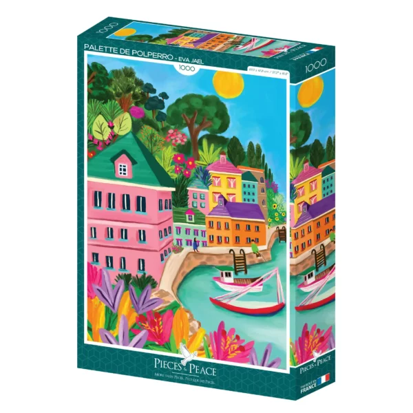 Puzzle 1000 pièces palette de Polperro