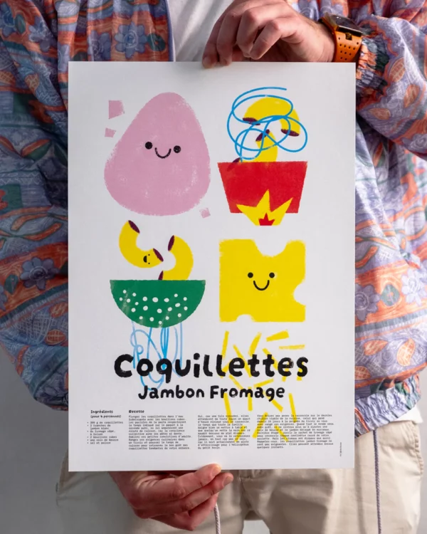 Affiche A3 Coquillettes jambon fromage – Image 6