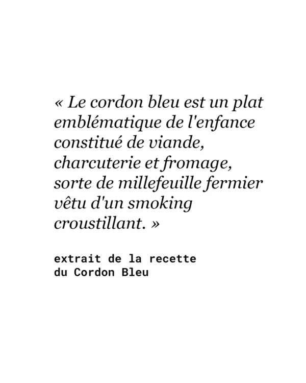 Affiche A3 Cordon bleu – Image 2