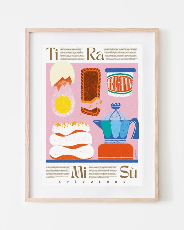 Affiche A3 Tiramisu Speculoos