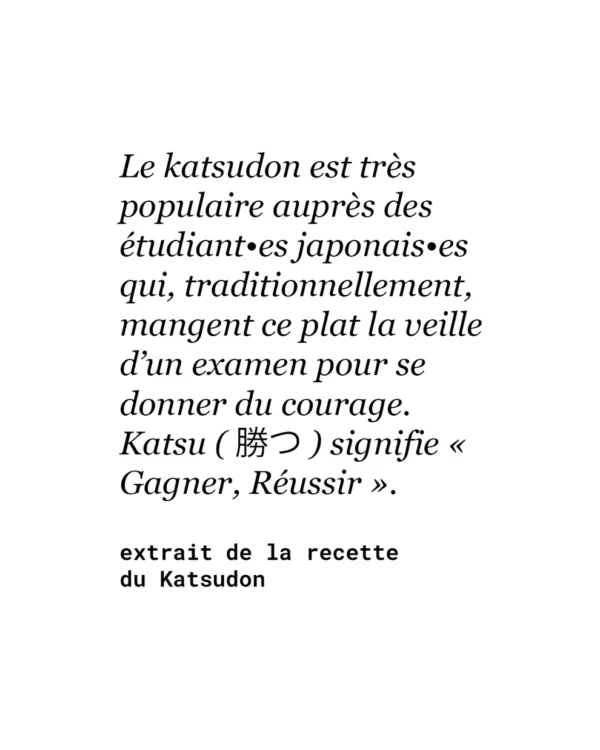 Affiche A3 Katsudon – Image 2