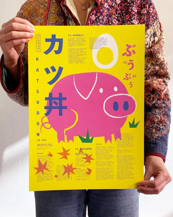 Affiche A3 Katsudon – Image 3
