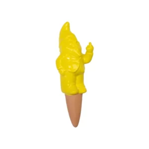 Gnome irrigateur de plante - jaune