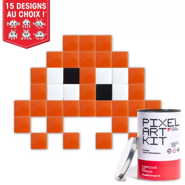 Kit Pixel Art Little Alien(s) O'rangy