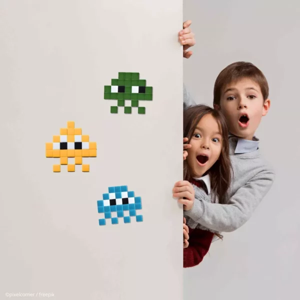 Kit Pixel Art Little Alien(s) Wolley – Image 2