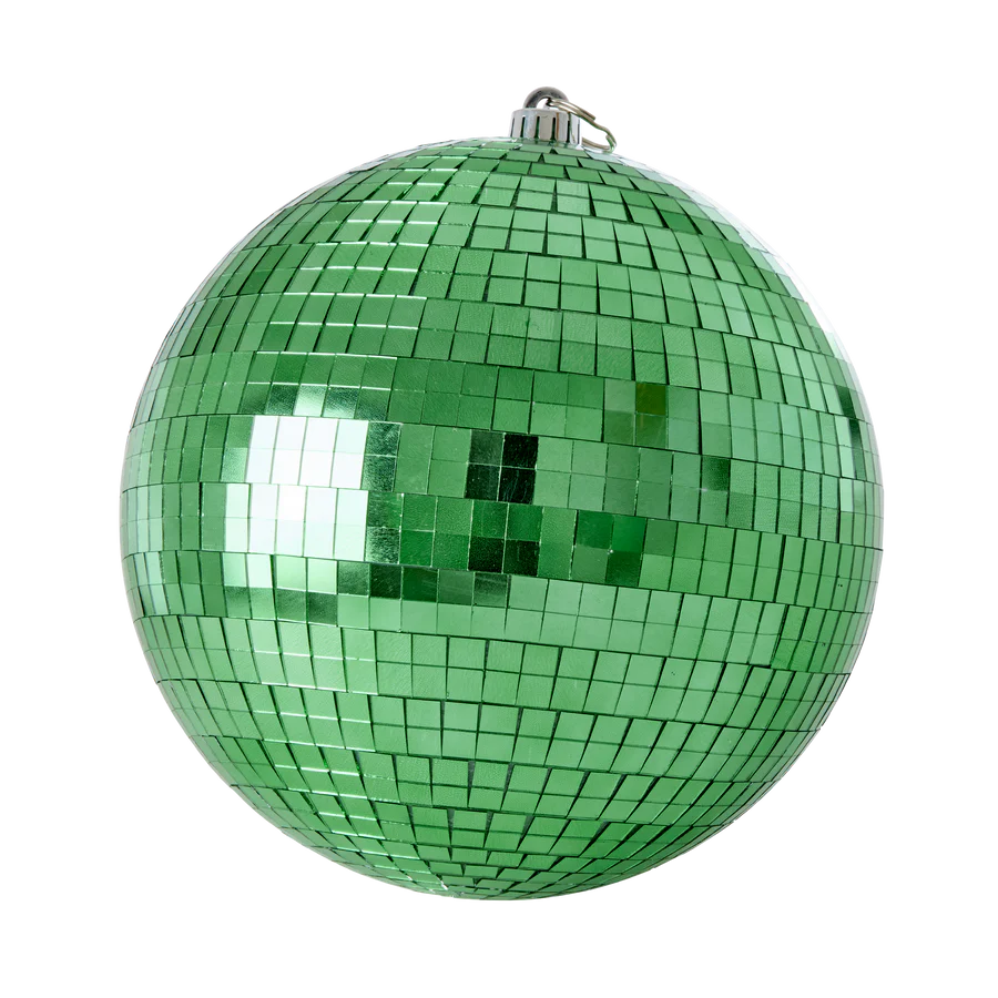 Boule disco - verte - grand modèle