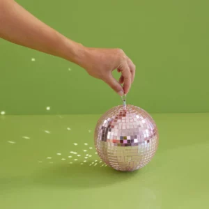 Boule disco - rose - modèle medium