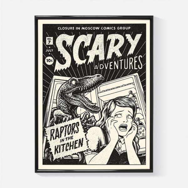 Affiche Raptor 30x40 cm Yeaaah Studio