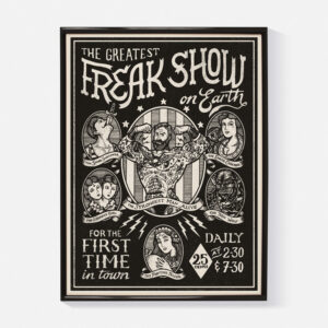Affiche "Freak Show" Yeaaah Studio