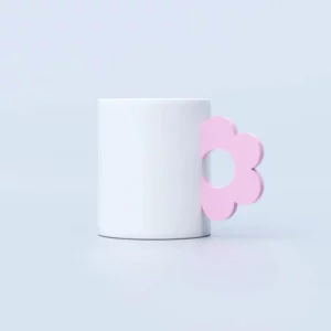 Mug pink flower