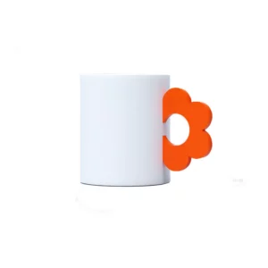 Mug orange flower