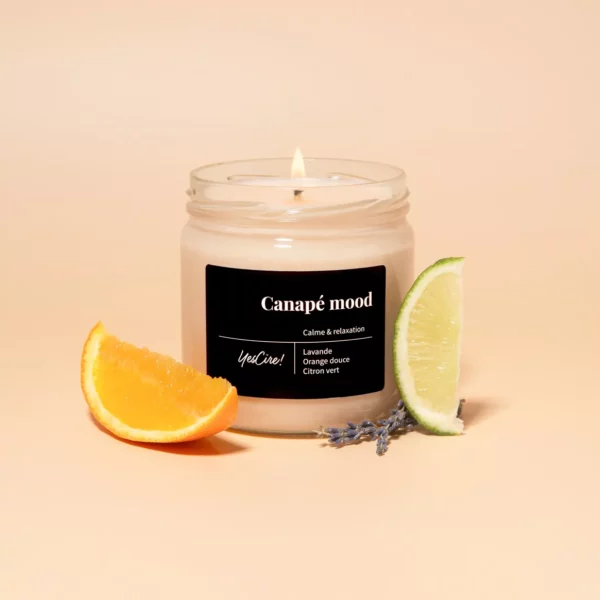 Canapé mood - Bougie "calme & relaxation"