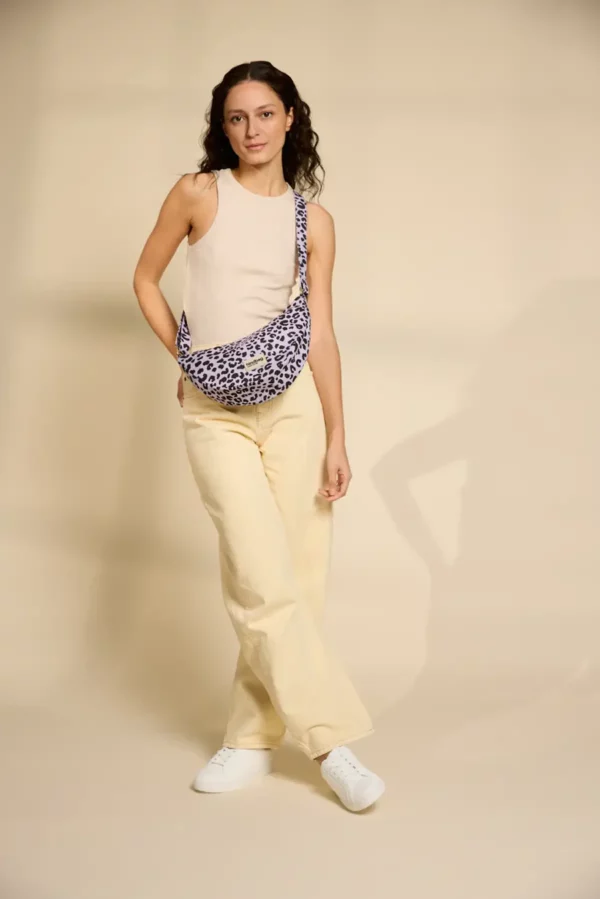 Sac banane Andrea Léopard lilas - HINDBAG – Image 2