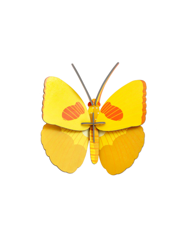 Décoration Murale Papillon jaune en 3D - Studio Roof – Image 2