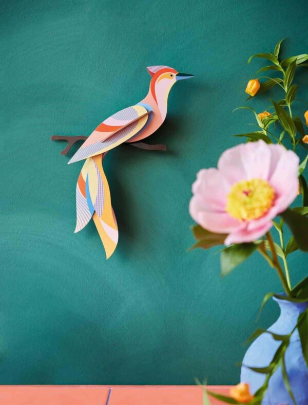 Décoartion murale 3D oiseau du paradis Sabah - Studio Roof