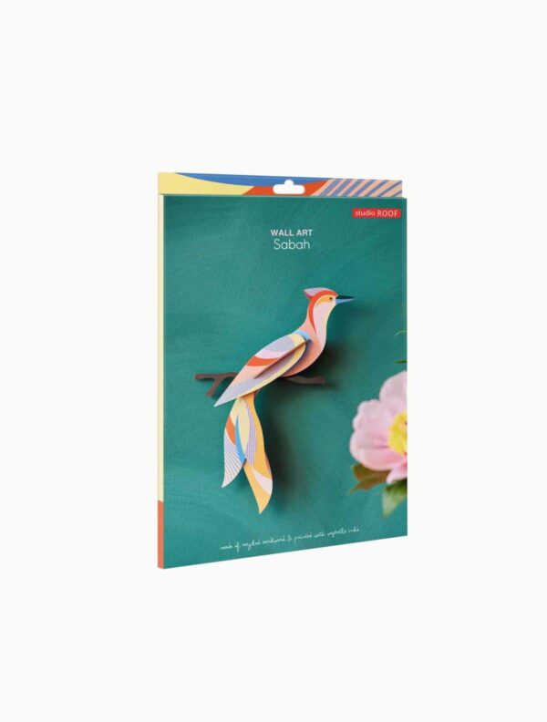 Décoartion murale 3D oiseau du paradis Sabah - Studio Roof – Image 3