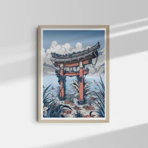 Affiche "rive sacrée" 30x40cm