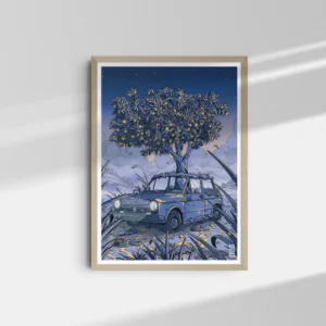 Affiche "sacrée batterie" 30x40cm