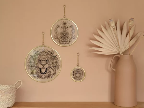 Cadre kiko lion 20 cm – Image 2
