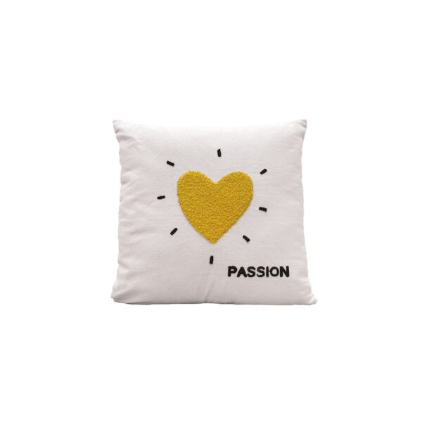 Coussin décoratif coeur "passion"