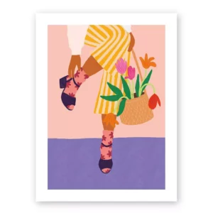 Affiche "Tulipes" A4