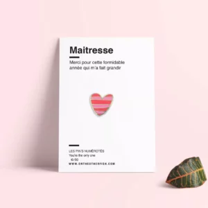 Pin's pour Maitresse/Maitre