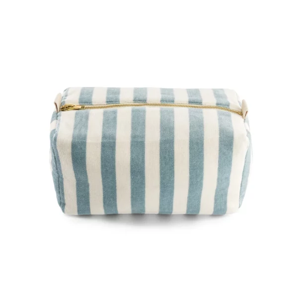 Trousse de toilette vic éponge rayé blue cloud