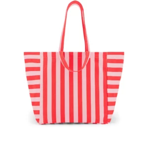 Sac cabas Elisa rayures tomato candy