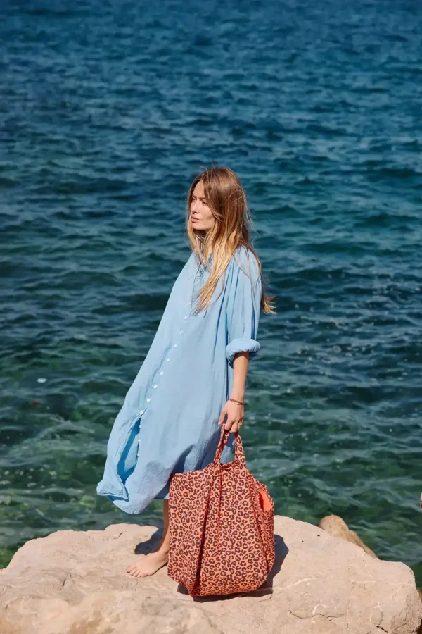 Sac cabas Elisa graou corail – Image 2