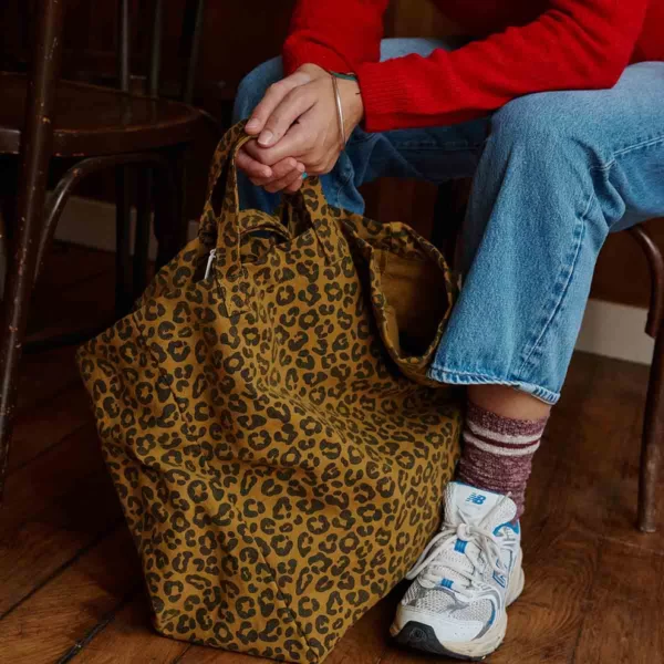 Sac cabas Elisa Graou caramel – Image 2