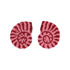 Boucles d'oreilles clips en perles coquillage