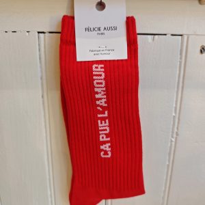Chaussettes "ça pue l'amour"