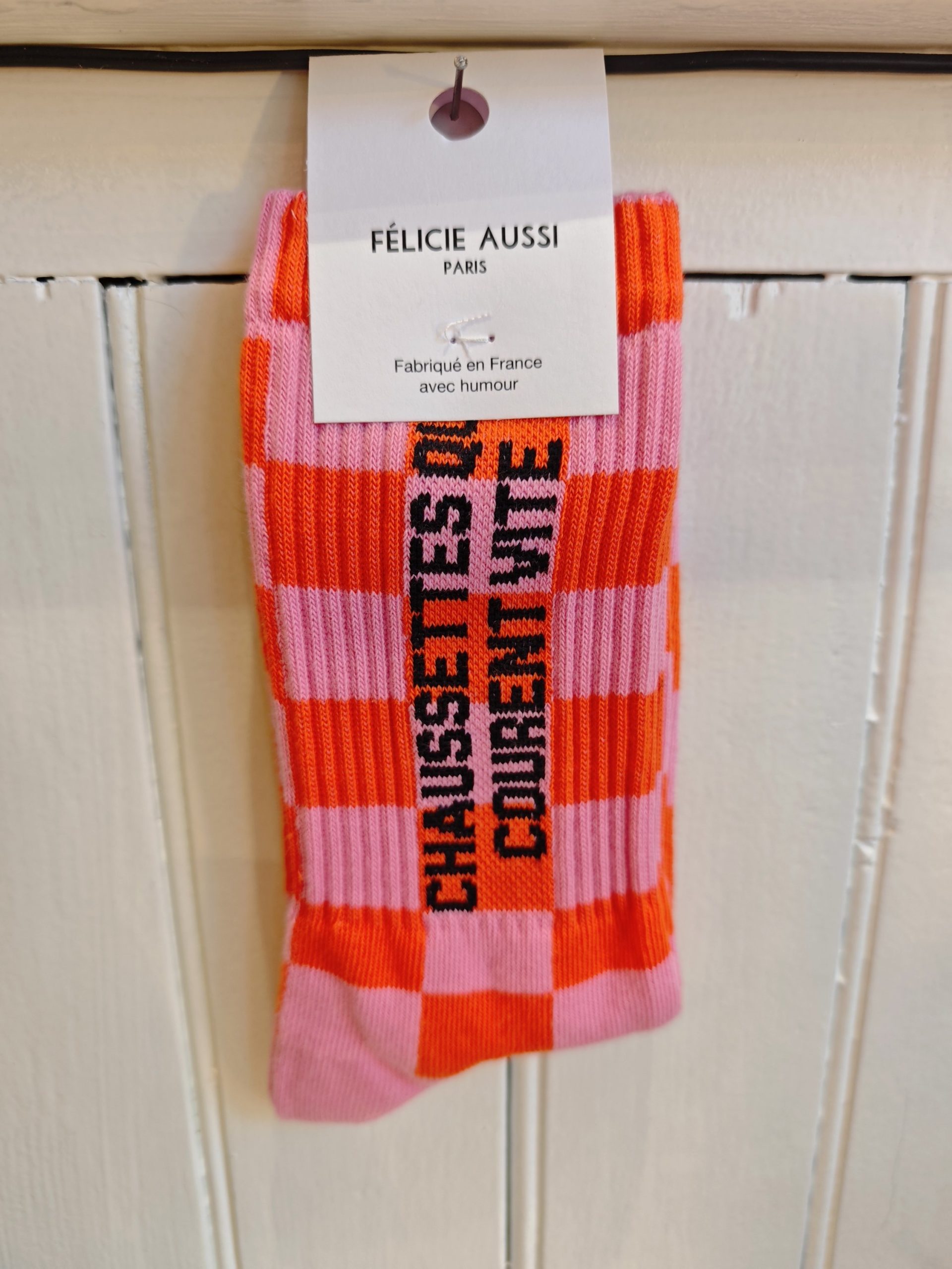 Chaussettes « qui courent vite »