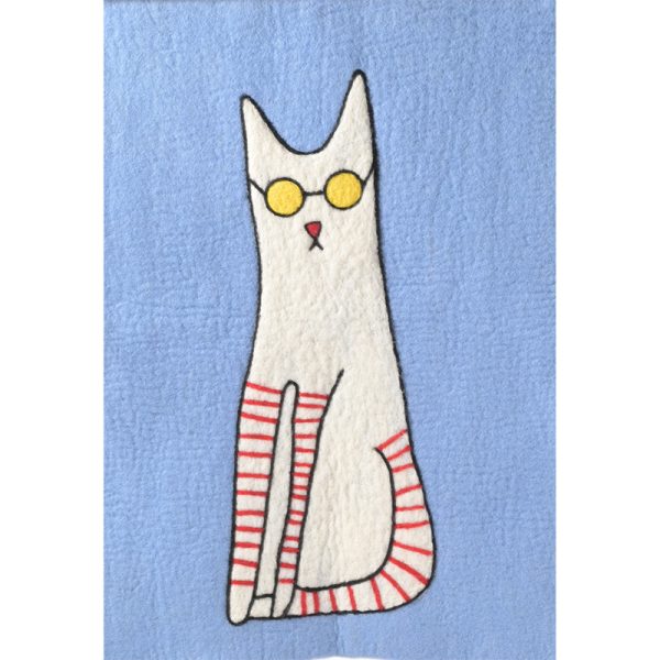 Affiche en laine, Cool Cat