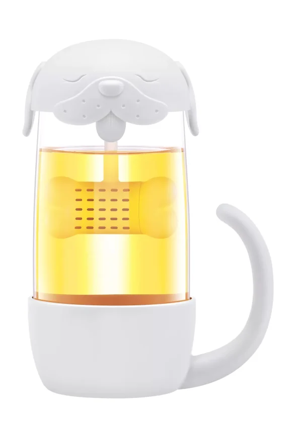 Tasse à thé chien passoire à thé intégrée – Image 2