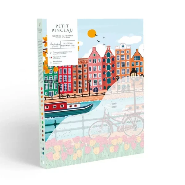 Coffret peinture au numéro Amsterdam par Nidhi Kachhadiya