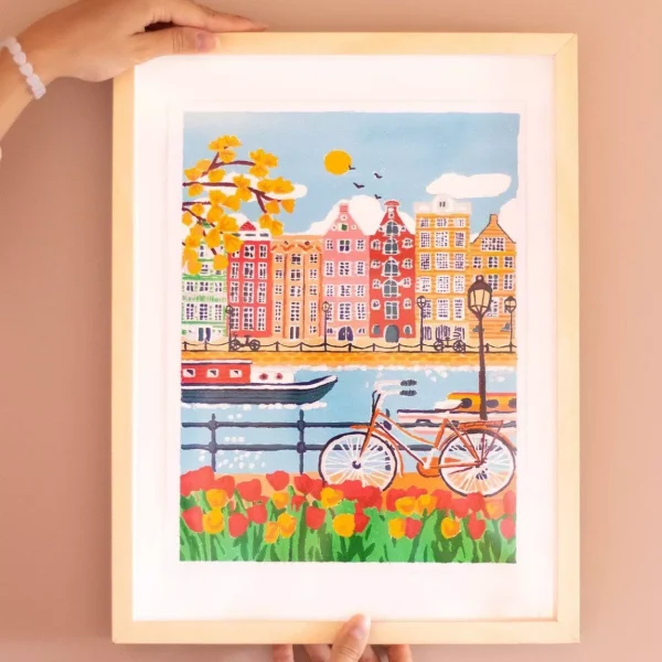 Coffret peinture au numéro Amsterdam par Nidhi Kachhadiya – Image 2