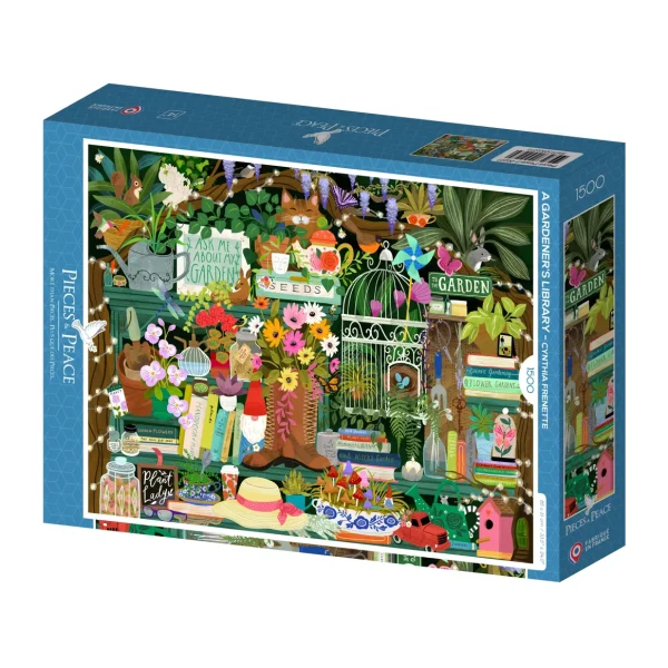 Puzzle 1500 pièces - La bibliothèque du jardinier