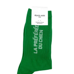 Chaussettes "la préférée du chien"