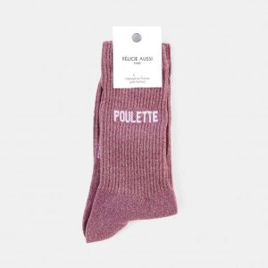 Chaussettes "poulette" à paillettes