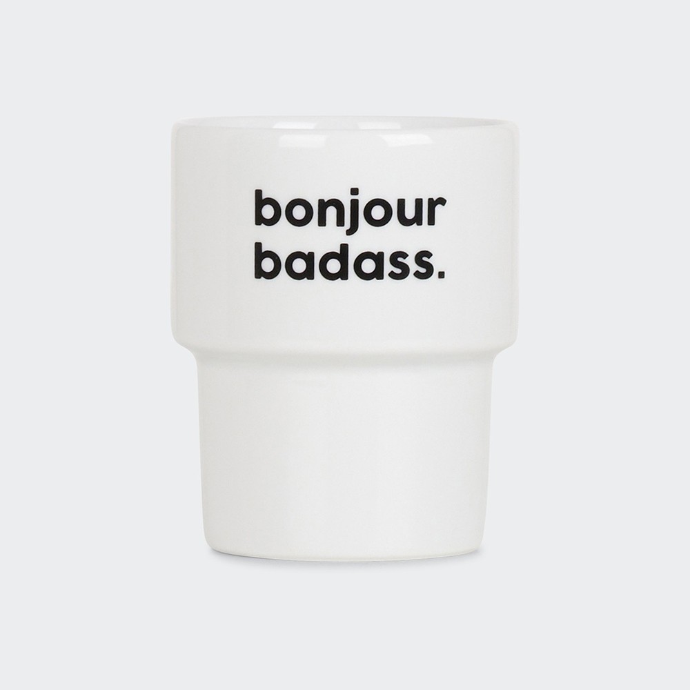Gobelet « Bonjour Badass »